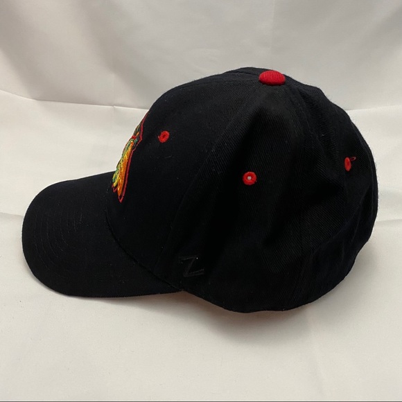 Chicago Blackhawks Embroidered Zephyr Fitted Hat - Picture 2 of 9